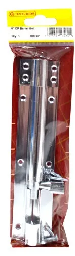 Centurion 150mm x 38mm (1 1/2") CP Wide Straight Barrel Bolt