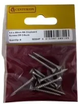 Centurion 3.5mm x 30mm Stainless Steel Chipboard Screws CRCS Head Countersunk (Pack of 9)