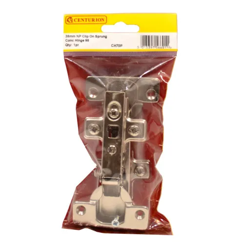 Centurion 35mm NP Clip On Sprung Conc Hinge 95 Deg (1 pair)