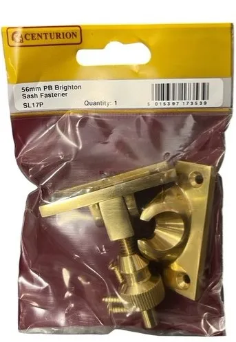 Centurion 56mm Brass Brighton Sash Fastener