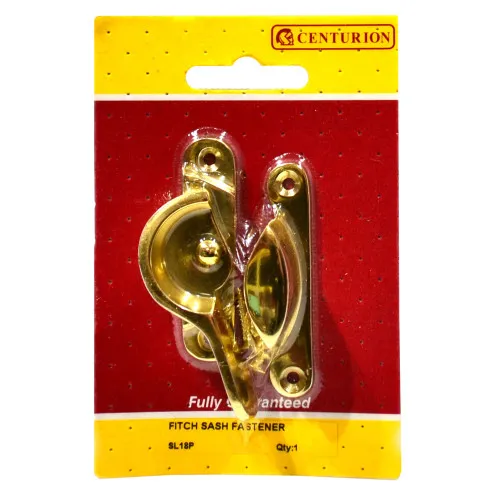 Centurion 65mm Brass Fitch Pattern Sash Fastener