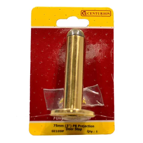 Centurion 75mm (3") PB Projection Door Stop