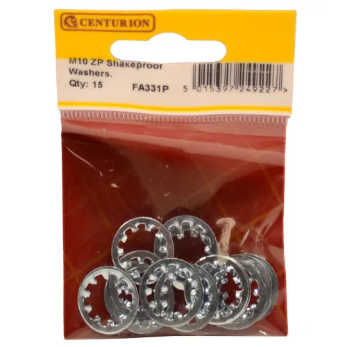 Centurion M10 ZP Shakeproof Washer (Pack of 15)