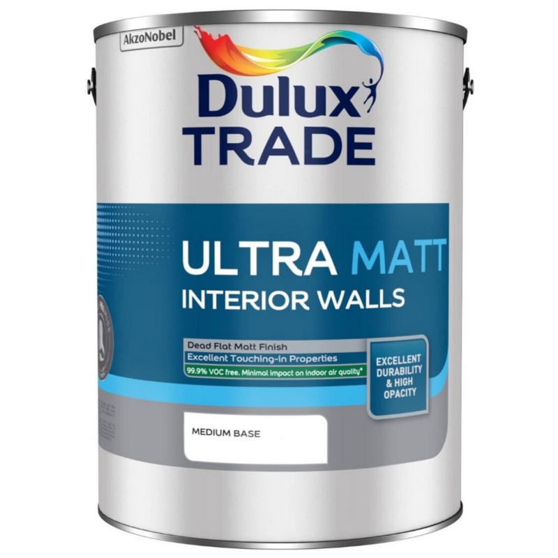 Dulux Trade Ultra Matt Interior Walls Colour MB 5L